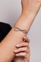 Heliophilia Silver Pulsera de Metal Plateado Talla Única